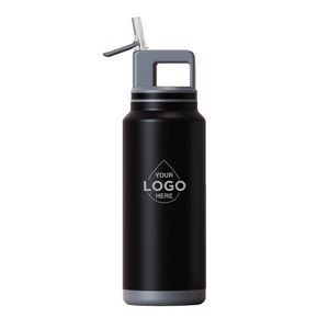 GROSCHE ALPINE Flip N Sip Vacuum Insulated Water Bottle | Stainless Steel Flask | 40 OZ
