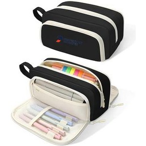 Cute Aesthetic Pencil Case with Compartments