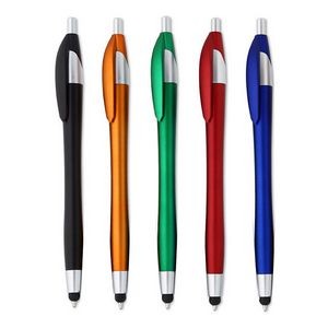 Dart Pen With Stylus Plastic Pen