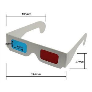 Paper-made 3D glasses