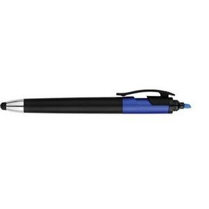 Dual Ended Ink Pen And Two-Piece Highlighter