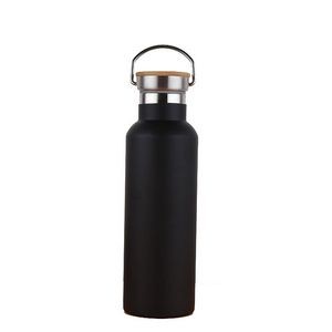 Stainless steel 20 oz. bottle with screw-on lid