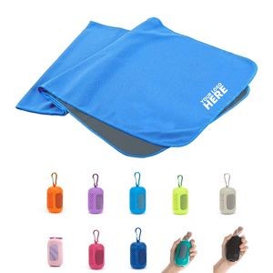 Cooling Towel With Silicone Case