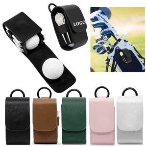 Practical Portable Golf Ball Case Waist Holder Bag