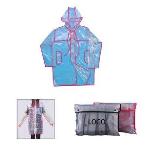 EVA Material Clear Rain Jacket Clear Raincoats