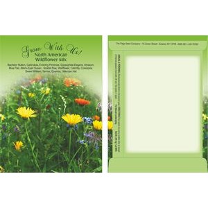 Theme Series Grow With Us Wildflower Mix Seed Packet - Digital Print /Packet Back Imprint