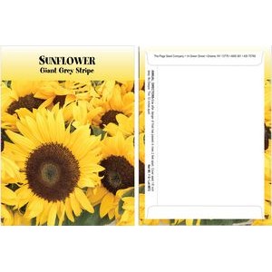 Standard Series Sunflower Seed Packet - Digital Print /Packet Back Imprint
