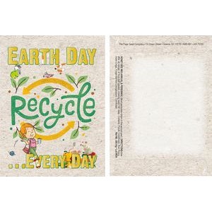 Theme Series Earth Day Recycle Seed Packet