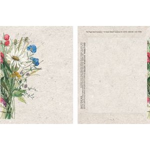Watercolor Series Wildflower Mix Seed Packet - Digital Print /Packet Back Imprint