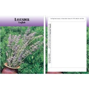 Standard Series Lavender Seed Packet - Digital Print /Packet Back Imprint