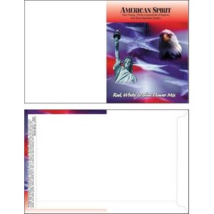 Mailable Series American Spirit Flower Mix Seeds- Digital Print- Front & Back