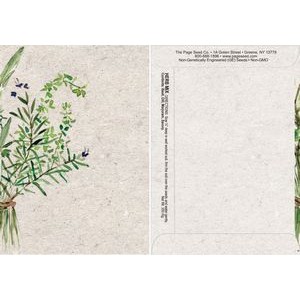 Watercolor Series Herb Mix Seed Packet