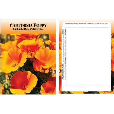 Standard Series California Poppy Seed Packet