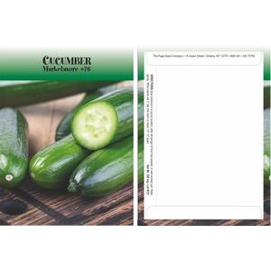Standard Series Cucumber Seed Packet - Digital Print/Packet Back Imprint