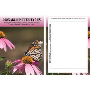Standard Series Monarch Butterfly Garden Mix - digital print- back