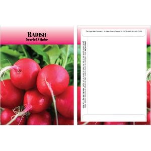 Standard Series Radish Seeds - Digital Print/Packet Back Imprint