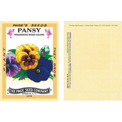 Antique Series Pansy Seeds
