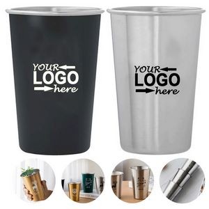 Stainless Steel Pint Cups 16 OZ