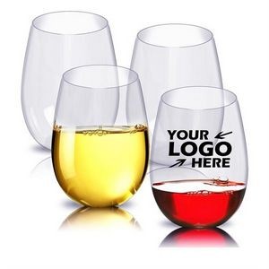 16 OZ. Stemless Plastic Wine Cup