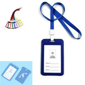 PVC ID Holder With Lanyard