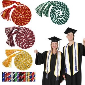 2-Color Interwined Graduation Honor Cord