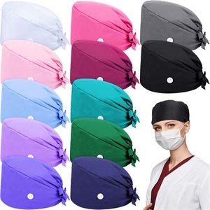 Surgical Cap With Buttons