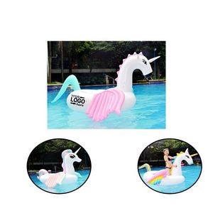 Customized Shape Inflatable Riding Lifebuoy Toy For Summer Pool Parties