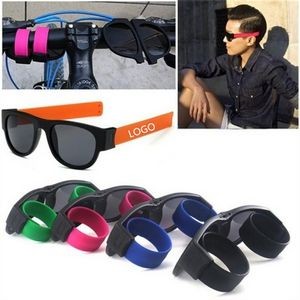 Foldable Slap Bracelet Sunglasses