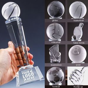 Glass Award Trophy