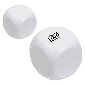 Rounded Dice Cube Slo-Release Stress Balls