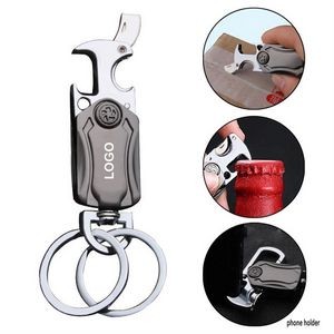 4 in 1 Multifuctional Bottle Opener Key Chain Stress Reliever