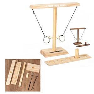 Wood Ring Toss Game