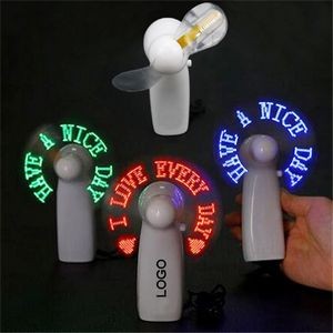 Flashing LED Handhold Fan