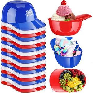 Plastic Hat-shaped Ice-cream Bowl