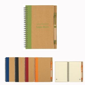 Eco Spiral Notebook And Pen Set
