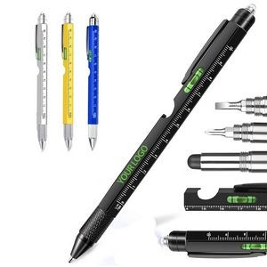 9 In 1 Multitool Pen Set With Led Stylus Leve Screwdrive