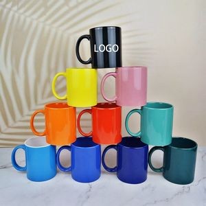 Traditional Ceramic Coffee Mugs - 11Oz