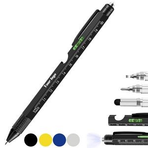 9 In 1 Metal Multifunctional Engineering Tool Pen