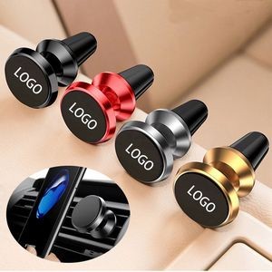 Round Magnetic Car Air Vent Phone Holder