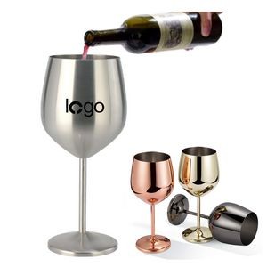 18 OZ Stainless Steel Wine Glasses