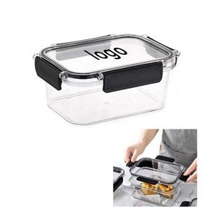 Kitchen Plastic Food Storage Container With Snap Lids