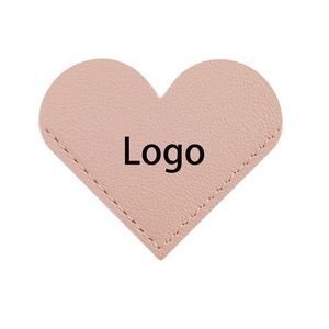 Creative Heart-Shaped Leather Card-Love Bookmark
