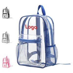 Lightweight Transparent PVC Outdoor Sports Backpack