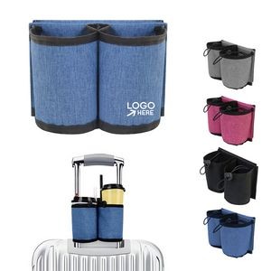 Luggage Cup Holder Free Hand Drink Storage Bag