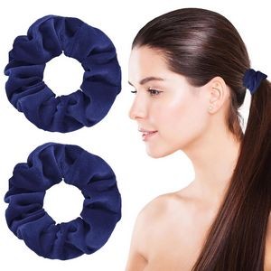 Full Color Custom Velvet Hair Scrunchies