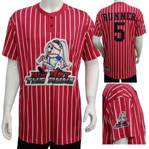 Two Button Sublimated Baseball Jersey