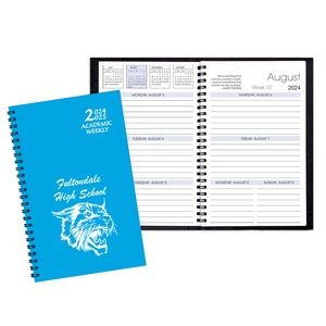 Academic Weekly Planner w / Technocolor Cover