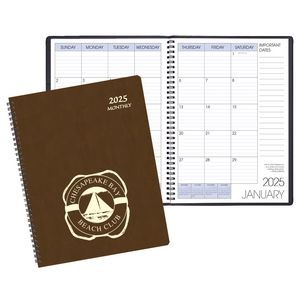 Monthly Desk Appointment Calendar/Planner w/ Canyon Cover