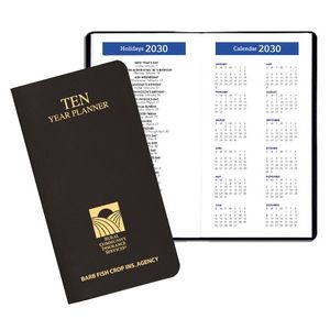 10 Year Reference Planner w/ Leatherette Cover