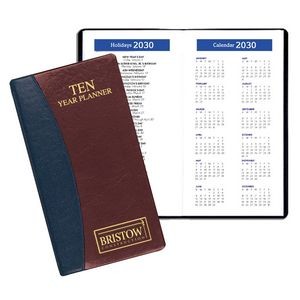 10 Year Reference Planner w/ Carriage Vinyl Cover